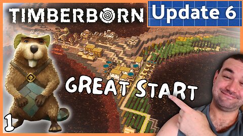 Great Start On Beaverome HARD | Timberborn