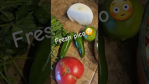 Fresh Pico #shortsvideo #socialmedia #cooking #tips #organic #garden @TalkwithSally