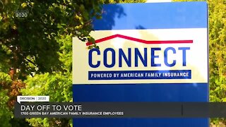 Some Green Bay employees are getting the day off to vote