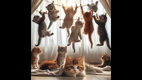 Kittens Having Fun with Curtains: You Won’t Believe What They Do