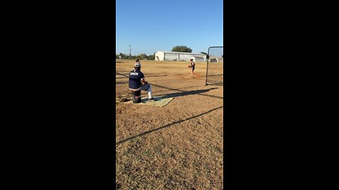 Our #11 putting in work at her pitching lessons