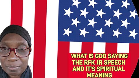 THE SPIRITUAL MEANING OF RFK JR SPPECH