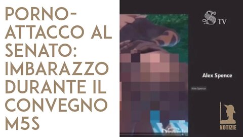 Porno attacco al Senato: imbarazzo durante il convegno M5S