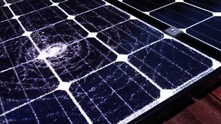 Home Rooftop Solar Power System Update - Shattered Panel!