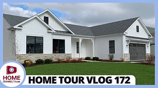 Home Tour Vlog: Harrison Ranch House Plan from KLM Builders in McHenry County Illinois