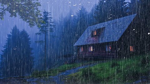 Perfect Rain Sounds For Sleeping And Relaxing - Rain And Thunder Sounds For Deep Sleep, Study, ASMR