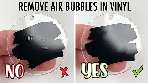 HOW TO AVOID AIR BUBBLES IN VINYL | The Wet Method Vinyl Application | Vinyl Hack