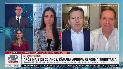 Mauro Mendes analisa aprovação da reforma tributária