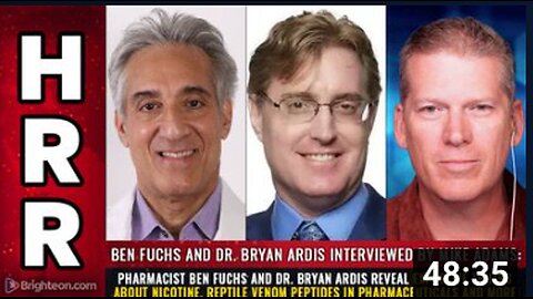 Ben Fuchs and Dr. Bryan Ardis reveal explosive truths about NICOTINE, reptile venom peptides