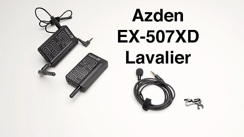 Azden EX 507XD Lavalier Microphone for PRO-XD Wireless System or Phone