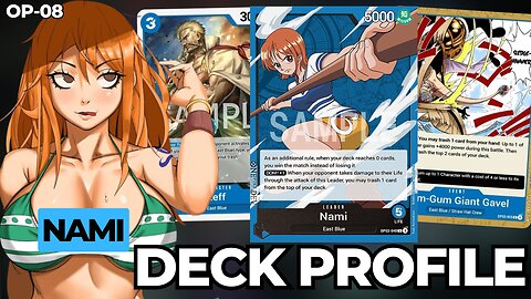 (OP08) Nami Deck Profile & Gameplay - One Piece Card Game