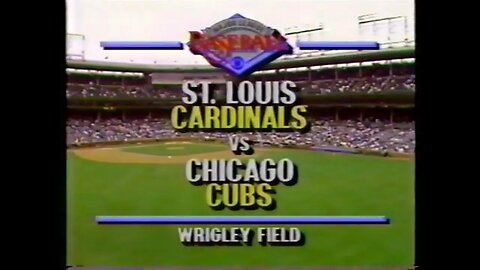 1990-06-23 St Louis Cardinals vs Chicago Cubs