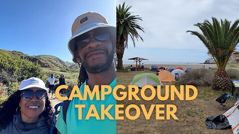 Campground takeover on CATALINA ISLAND (Rumble Shortz)