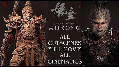 Black Myth Wukong All Cutscenes Game Movie True Ending