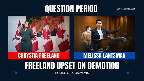 Freeland Gets Demoted From Finance Minister