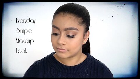 EVERYDAY SIMPLE MAKEUP LOOK | Tutorial on how to do a simple look | ShahenaMUA