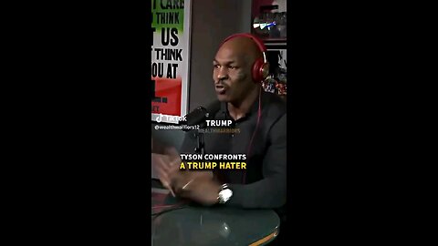 Mike Tyson confronts a Trump hater