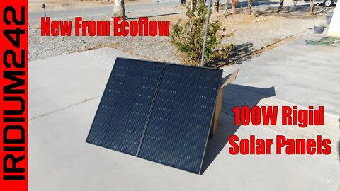 New From Ecoflow: 100W Rigid Solar Panels - Awesome Sale!