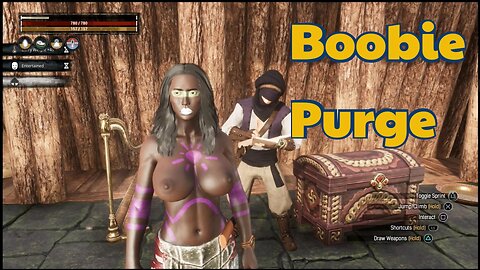 Conan Exiles, Boobie Purge, Bouncing, Busty, Boobs, breast expansion