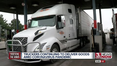 Truckers continuing to deliver goods amid coronavirus pandemic