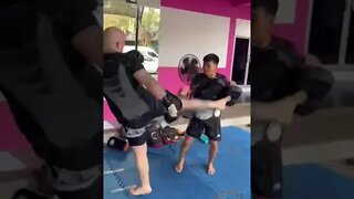 Muay Thai Training In Chiang Mai Thailand #shorts #muaythai #chiangmai #Thailand