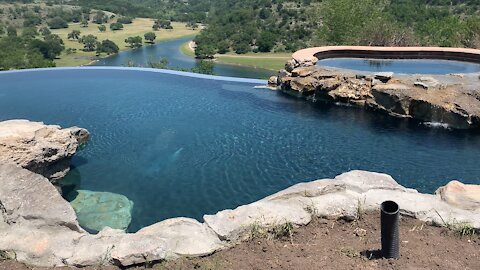 Custom Pool & Spa with Boulders