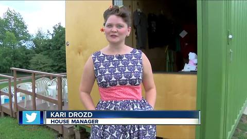 She started the "Sundress Challenge" at Shakespeare in Delaware Park