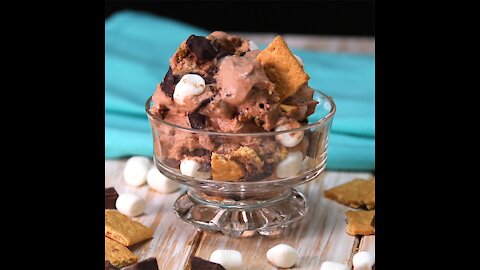 No Churn Chocolate S'mores Ice Cream [GMG Originals]