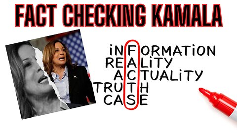 FACT CHECKING KAMALA- Propaganda Presented At Presidential Debate - Know The Facts!