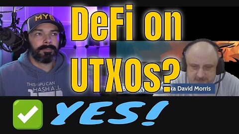 Putting DeFi BACK on UTXO's? (OLD is NEW again!) NowPut w/David Morris