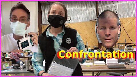 Confronting Vaccination Site Personnel And The Safety Of Masks ★ Brilliant SyeDog #JustSayNo