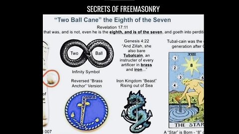 THE PENIS WORSHIPPING JESUS HATING MASONS BRAG ABOUT TUBAL-CAIN BEING THE FIRST FREEMASON