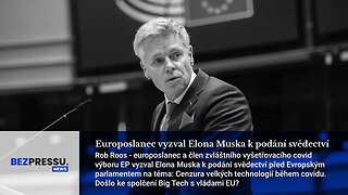 Europoslanec vyzval Elona Muska k podání svědectví