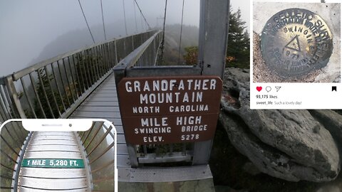 Mile High Swinging Bridge / Linville, NC