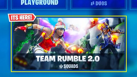 *NEW* "TEAM RUMBLE" LTM Update in Fortnite! (Fortnite Season 12)