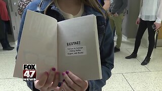 School celebrates national reading awareness month with a book vending machine