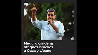 Maduro expresa solidaridad con Gaza y Líbano tras ataques de Israel