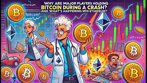 Why Are Major Players Holding Bitcoin During a Crash? And What’s Happening with Ethereum?