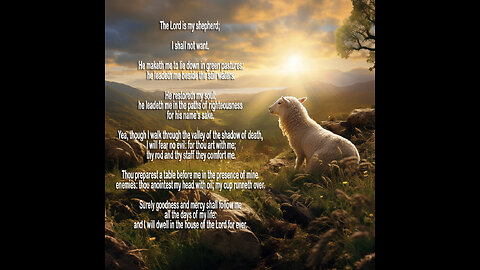 The Lord is My Shepherd