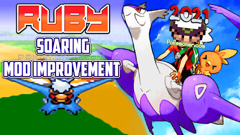 Pokemon Ruby - Soaring Mod Improvement - But you don't need GameShark code to get Eon Flute!