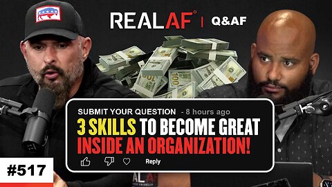 Want to be a millionaire... you MUST know these 3 skills! - Ep 517 Q&AF