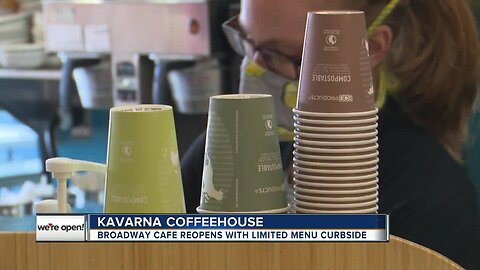 We're Open: Kavarna Coffeehouse