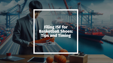 Mastering the ISF for Basketball Footwear: A Guide to Importing with Ease