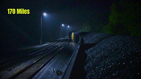 Riding Through the Appalachian Mountains at Night