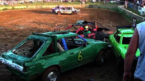 Grant County Mini car demolition derby 7-24-10