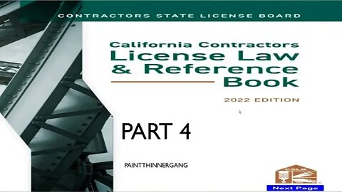 2022 NEW California Contractors License Study Guide (Law & Business) Part 4