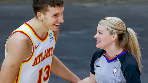 Bogdan Bogdanovic SLAMMED For Flirting With Female Referee Just Like Luka Doncic Did