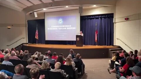 Congresswoman Marjorie Taylor Greene's Walker County Town Hall in Northwest Georgia