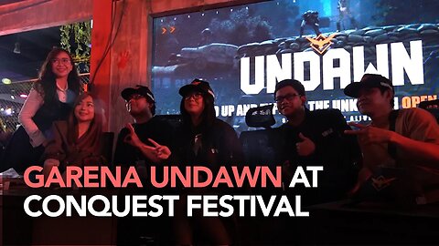 Garena Undawn Experience with ChooxTV, Leny Ming, Kang Dupet, Vanilla, and Jazon Gaming