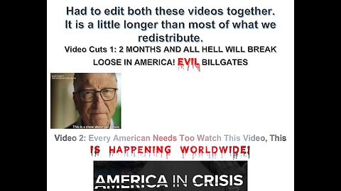 WW3 Update: 🔴⚡ ⚠️ 2 MONTHS AND ALL HELL WILL BREAK LOOSE IN AMERICA! Evil BILL GATES & Every American Needs to Watch This Video, This Is Happening Worldwide! Bigger than 9/11 1h 21m